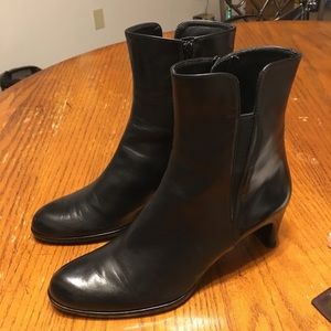 Stuart Weitzman Parttime Boot, Black Butter Calf